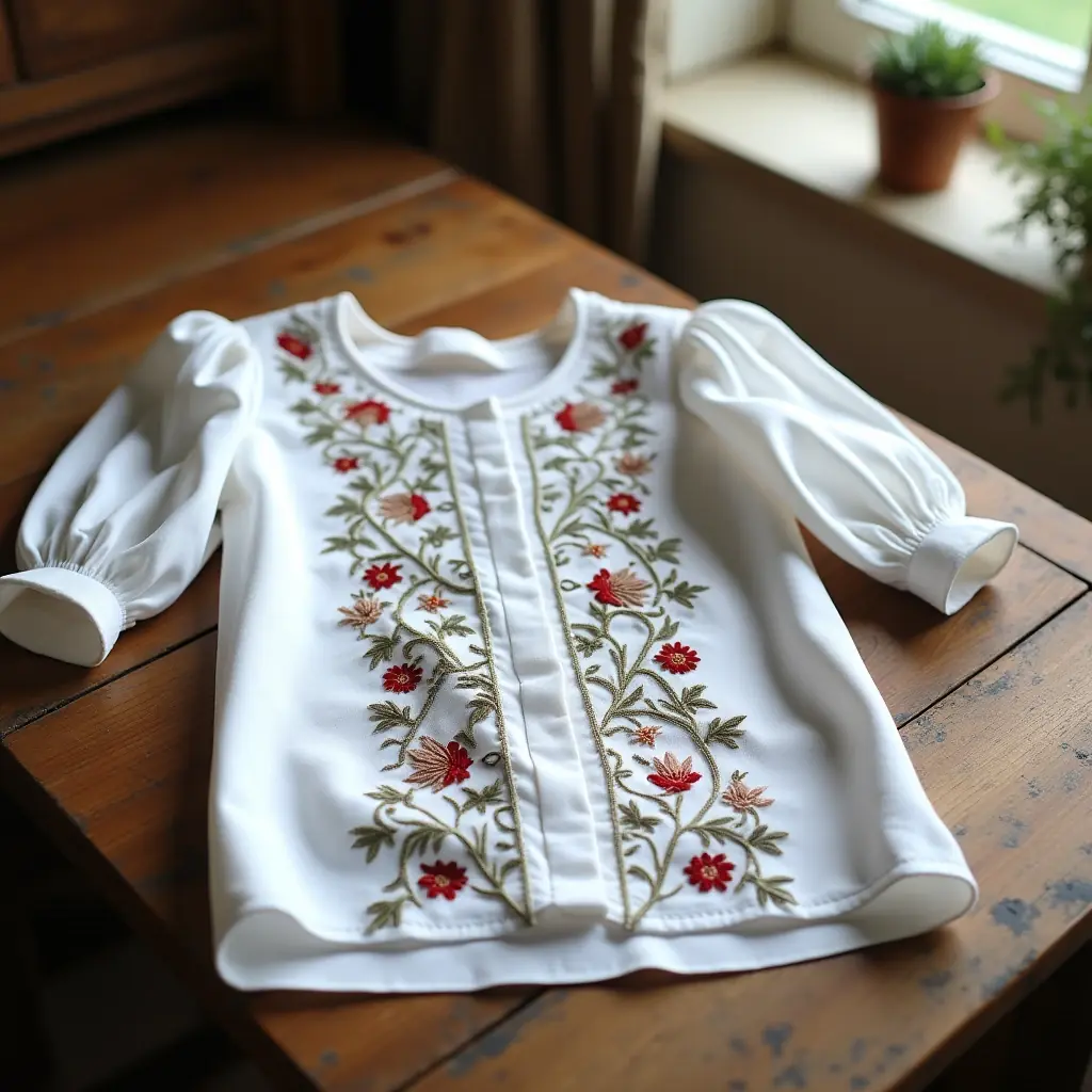 Moderne Trachtenbluse